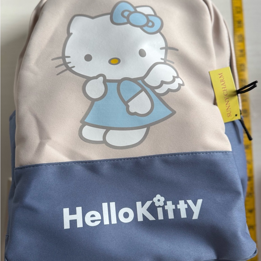 Hello Kitty Angel Cream and Blue Full Size Backpack
